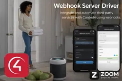 Zoom Webhook Server – driver Control4